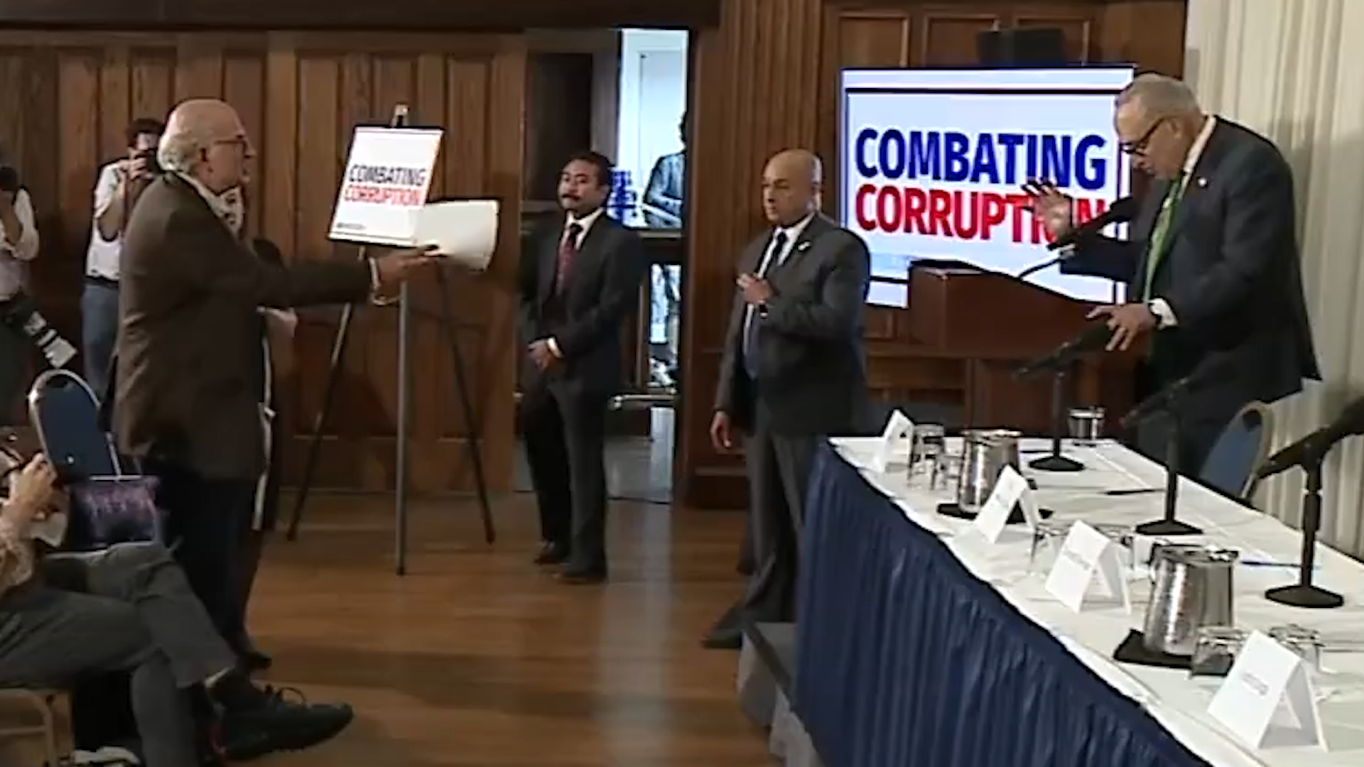 Chuck Schumer Shouted Down
